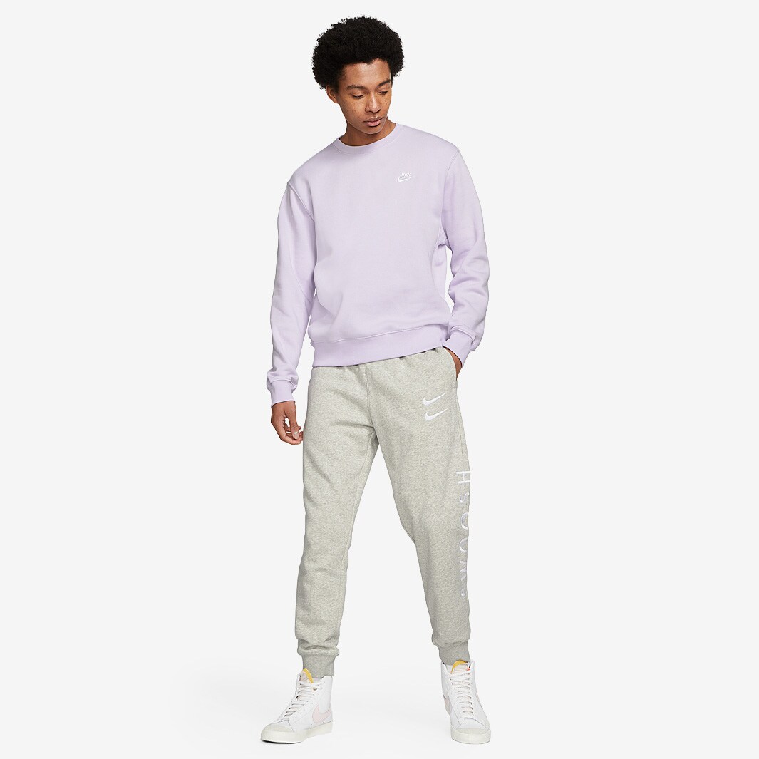 nike sportswear club fleece violet frost