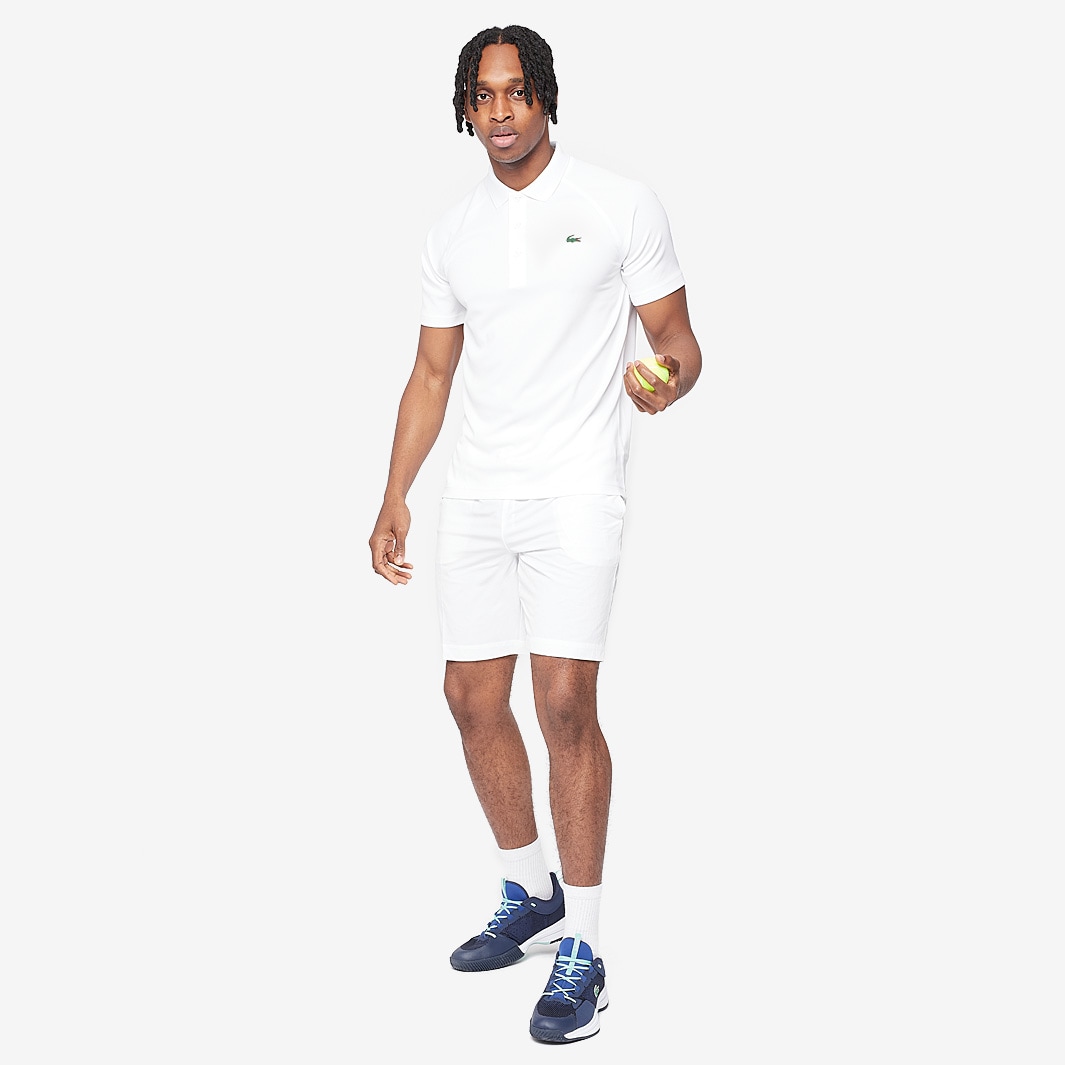 Lacoste Shorts - White/Marine - Mens Clothing | Pro:Direct Basketball