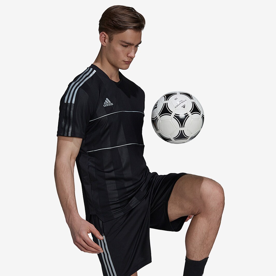 adidas Tiro Shirt - Black-Mens Clothing