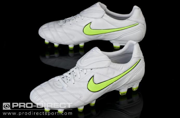 galope Reducción Ten confianza Botas de Fútbol - Nike - Tiempo - Legend - III - FG - Terreno Duro -  Blanco-Verde | Pro:Direct Soccer