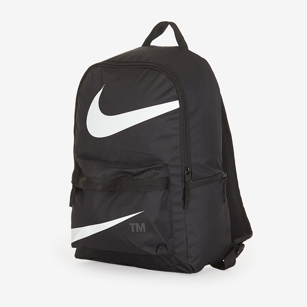 nike swoosh backpack in black