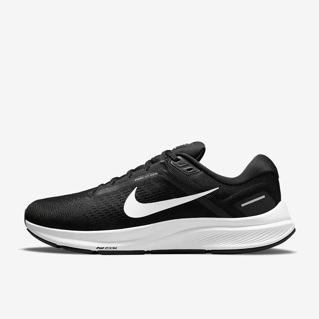 Nike Air Zoom Structure 24 - Black/White - Mens Shoes | Pro:Direct Running