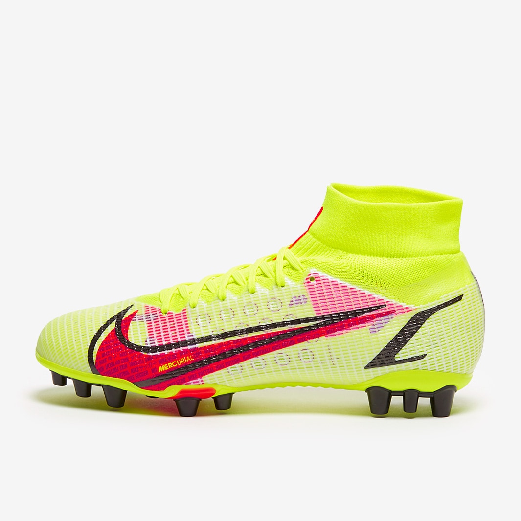 Nike Mercurial Superfly VIII Pro DF AG - Volt/Bright Crimson/Black ...