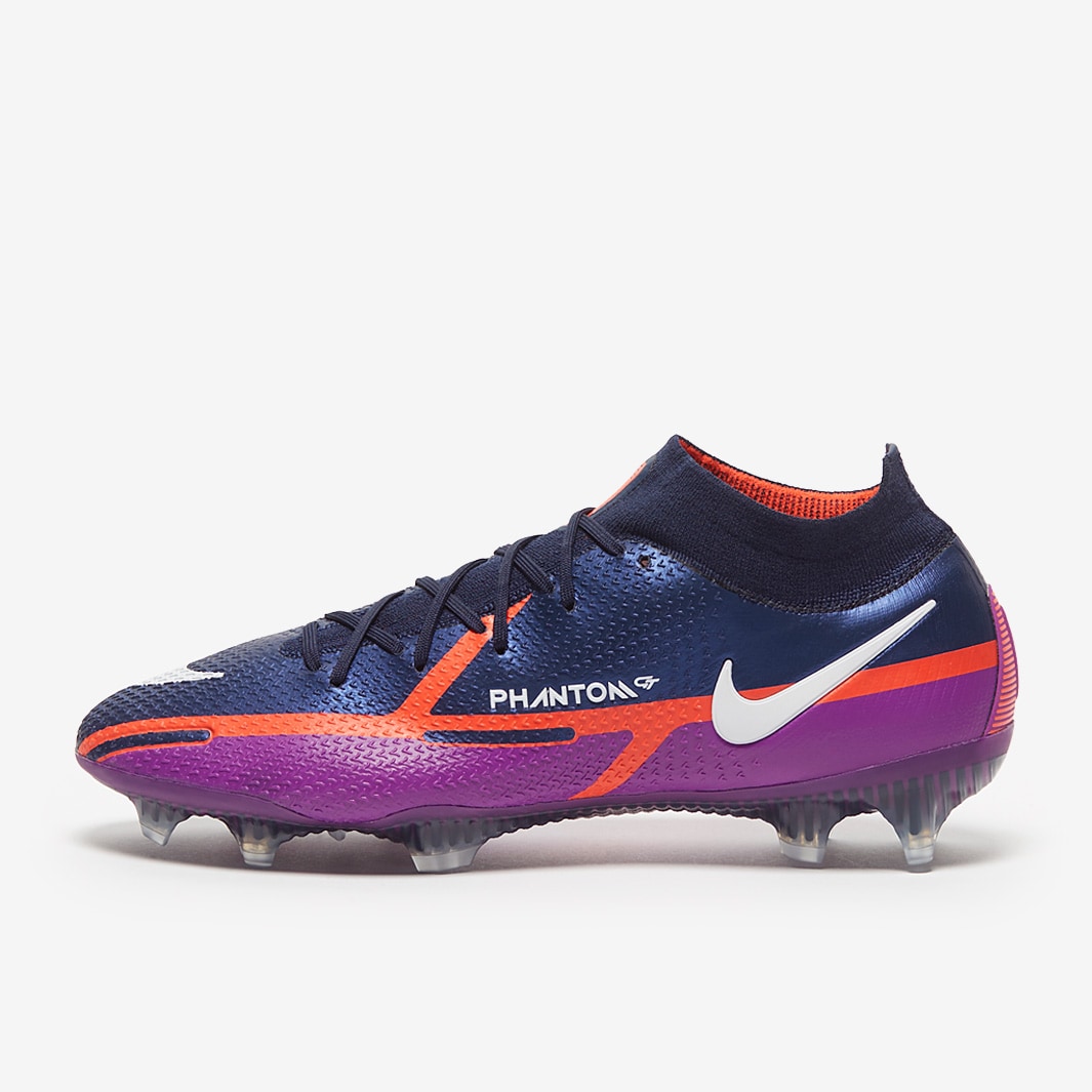 Nike Phantom GT II Elite DF FG - College Navy/White/Vivid Purple