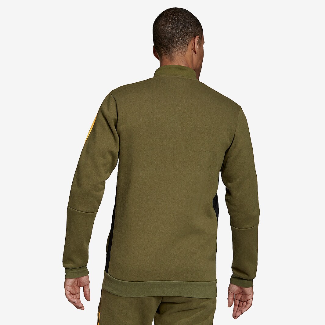 adidas Tiro Winterised Track Jacket Focus Olive Mens Clothing