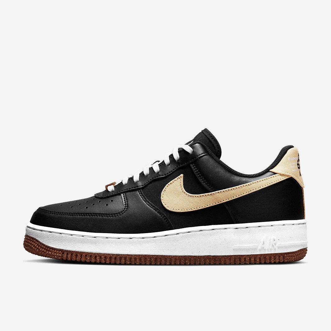 Nike Sportswear Air Force 1 07 LV8 - Black/Solar Flare/White/Black ...