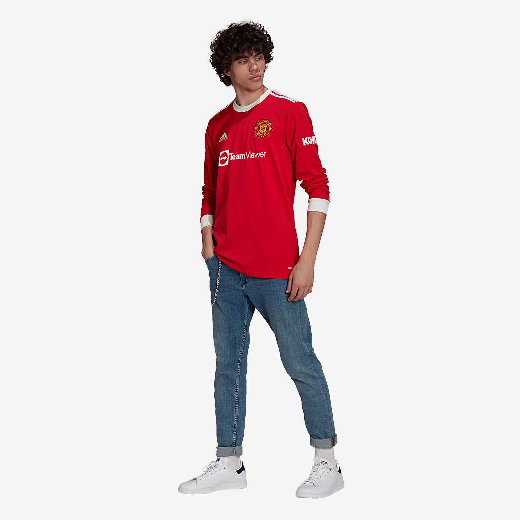 Maillot Manchester United 2021/22 Domicile Rouge - Adidas Taille M Homme (Occasion Très Bon État)
