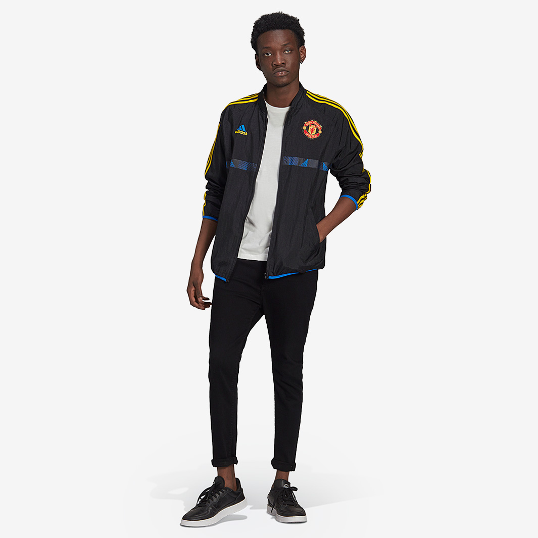 Adidas manchester united veste de survetement junior noir 2018/2019