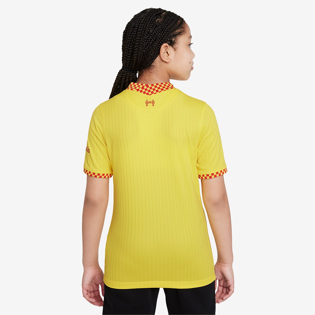 Nike Liverpool ジャージXXL グレー/イエロー NWT! Nike 2021/2022 Liverpool FC Stadium 3rd Jersey DB6227