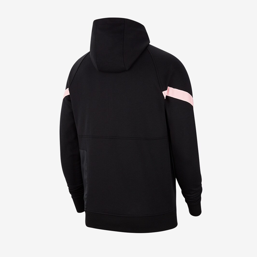 Nike Paris-Saint Germain 21/22 Travel Hoodie - Black/Black/Arctic