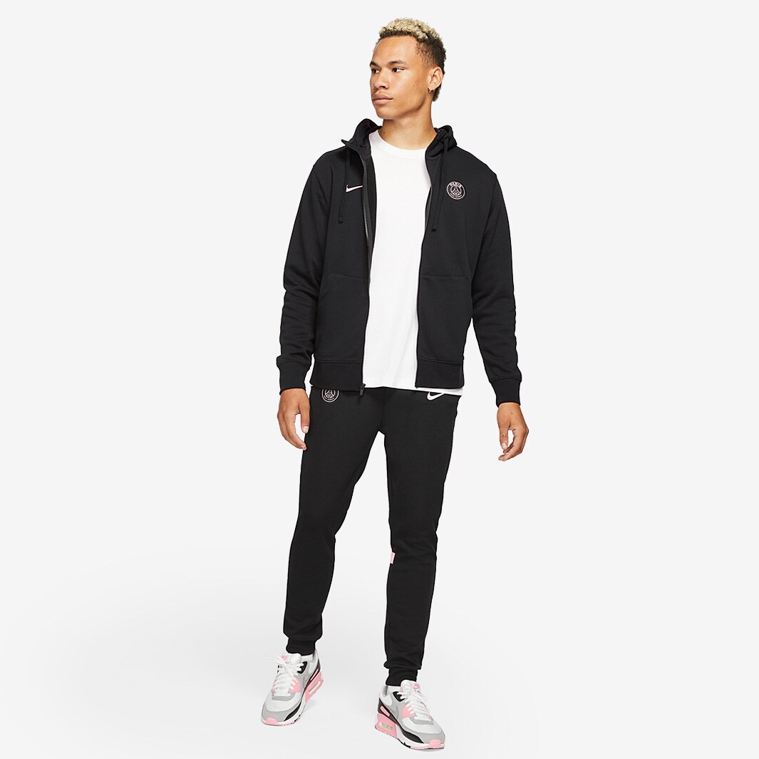 Nike Paris-Saint Germain 21/22 NSW Club Hoodie - Black/Arctic