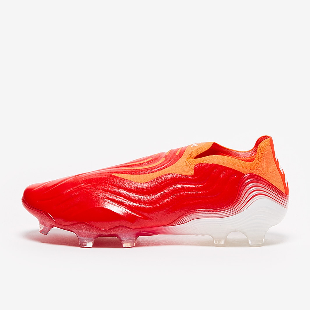 adidas Copa Sense+ FG - Red/White/Solar Red - Mens Soccer Cleats |
