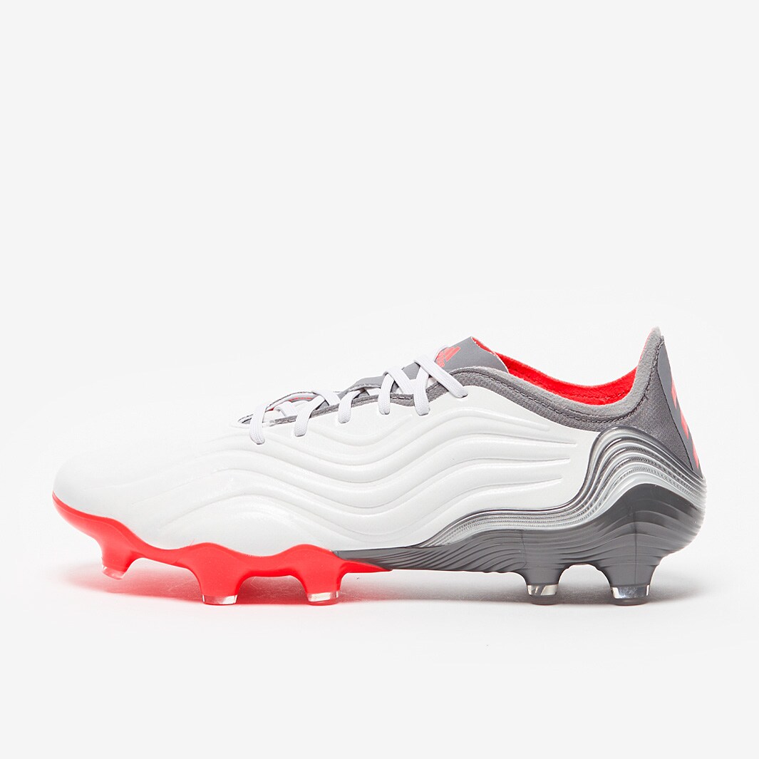 adidas Copa Sense .1 FG - White/Solar Red/Iron Metallic
