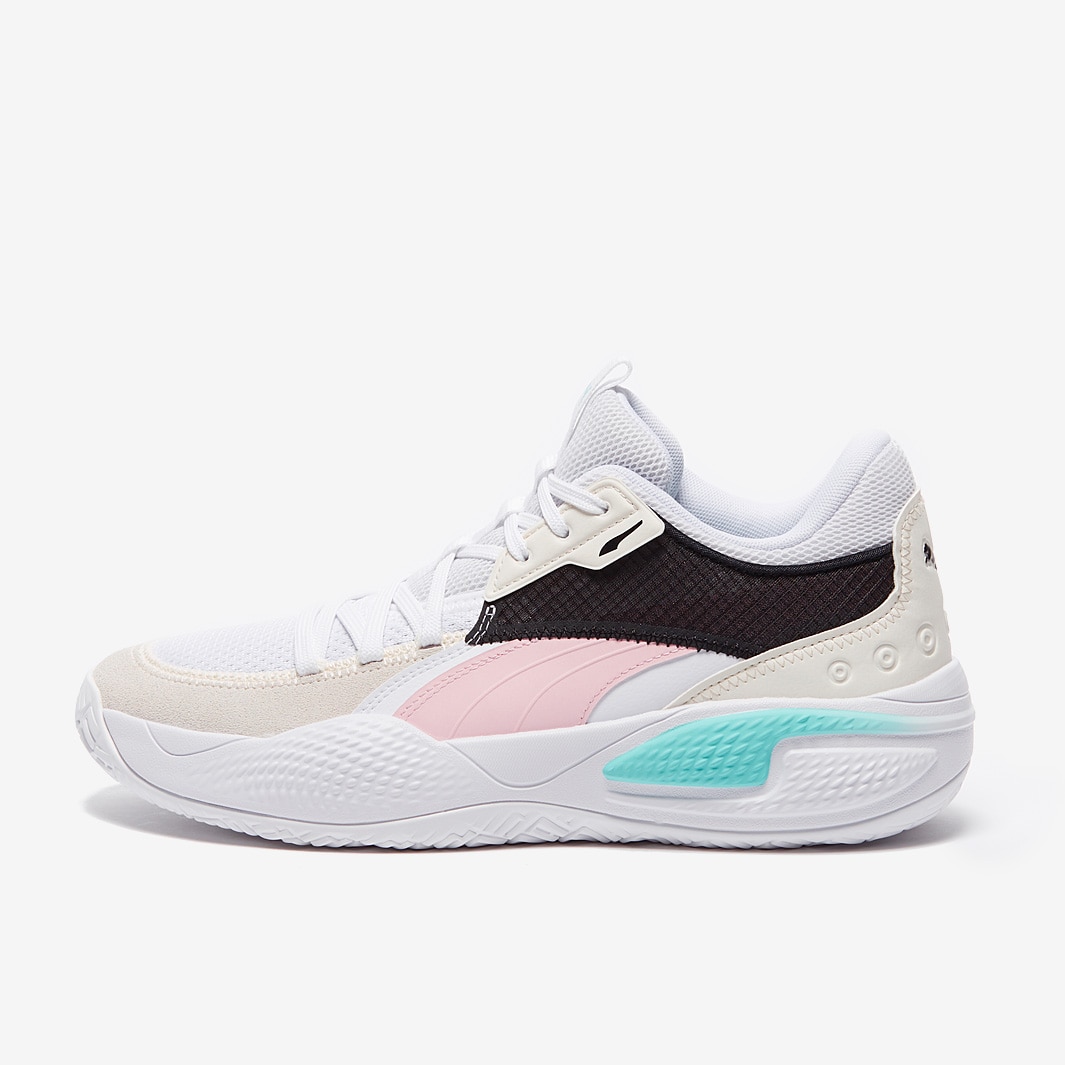 Puma Court Rider Summer Days - White/Pink Lady - Mens Shoes