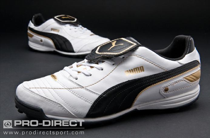 Penelope relieve Starting point Puma - Esito Finale Astro Turf TT - Mens Football Boots - White/Black/Team  Gold 
