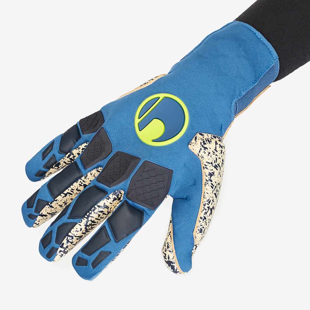 Uhlsport Hyperact Supergrip+ Finger Surround - Night Blue/White