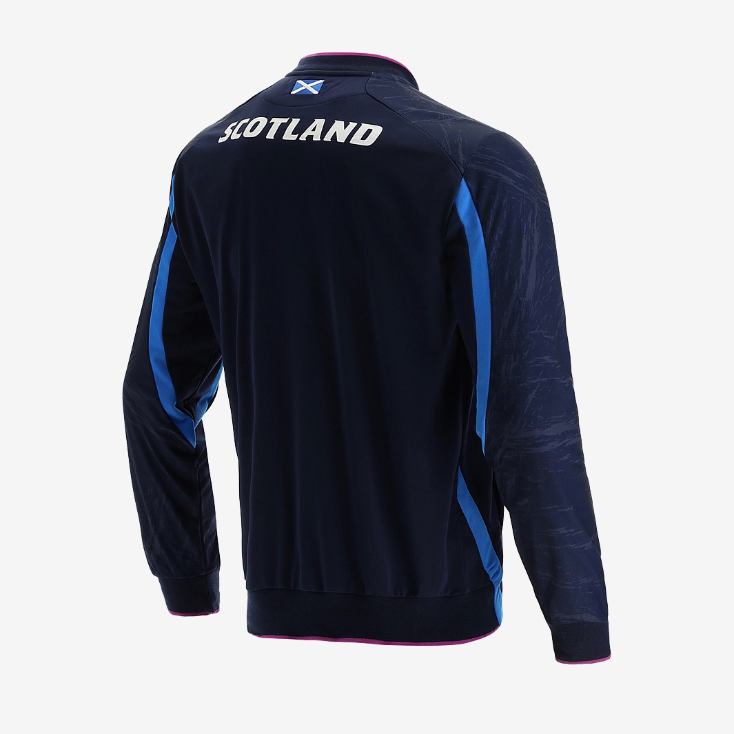 Macron Scotland 21/22 Anthem Jacket - Navy/Purple/Royal - Mens