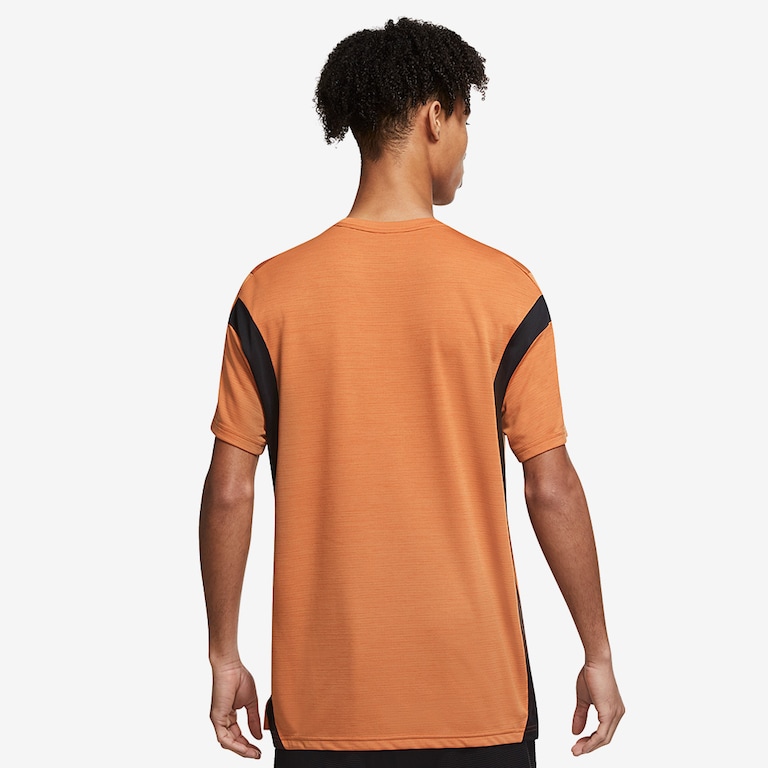 Nike Hyper Dry Veneer T-Shirt Sport Spice/Lt Cognac/Htr/Black