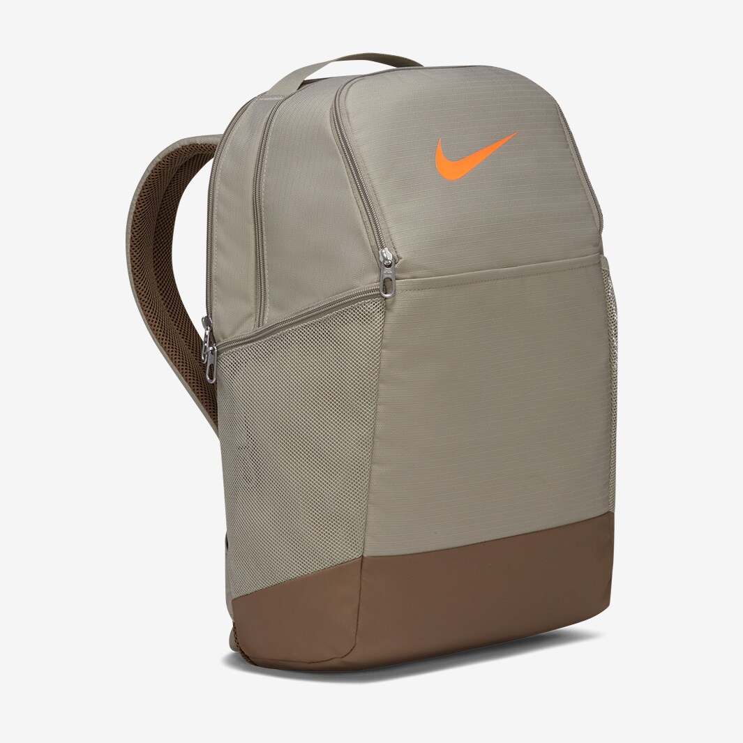 Nike Brasillia Backpack Stone/Sandalwood/Total Orange Bags