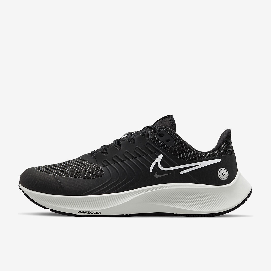 Nike Air Zoom Pegasus 38 Shield - Black/Platinum Tint-Dk Smoke Grey ...