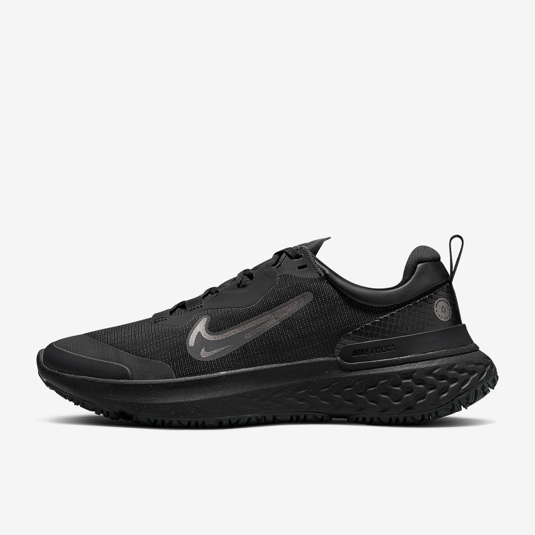 Nike Womens React Miler 2 Shield Black/Mtlc Dark GreyNight Forest
