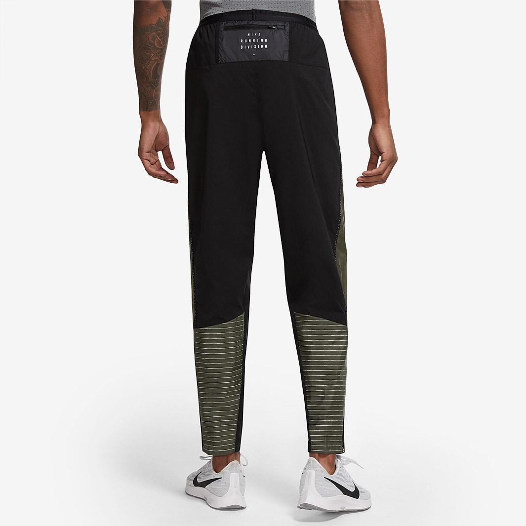 Nike Storm-FIT Run Division Phenom Elite Flash Pant - Rough Green/Black/Reflective  Silv - Mens Clothing