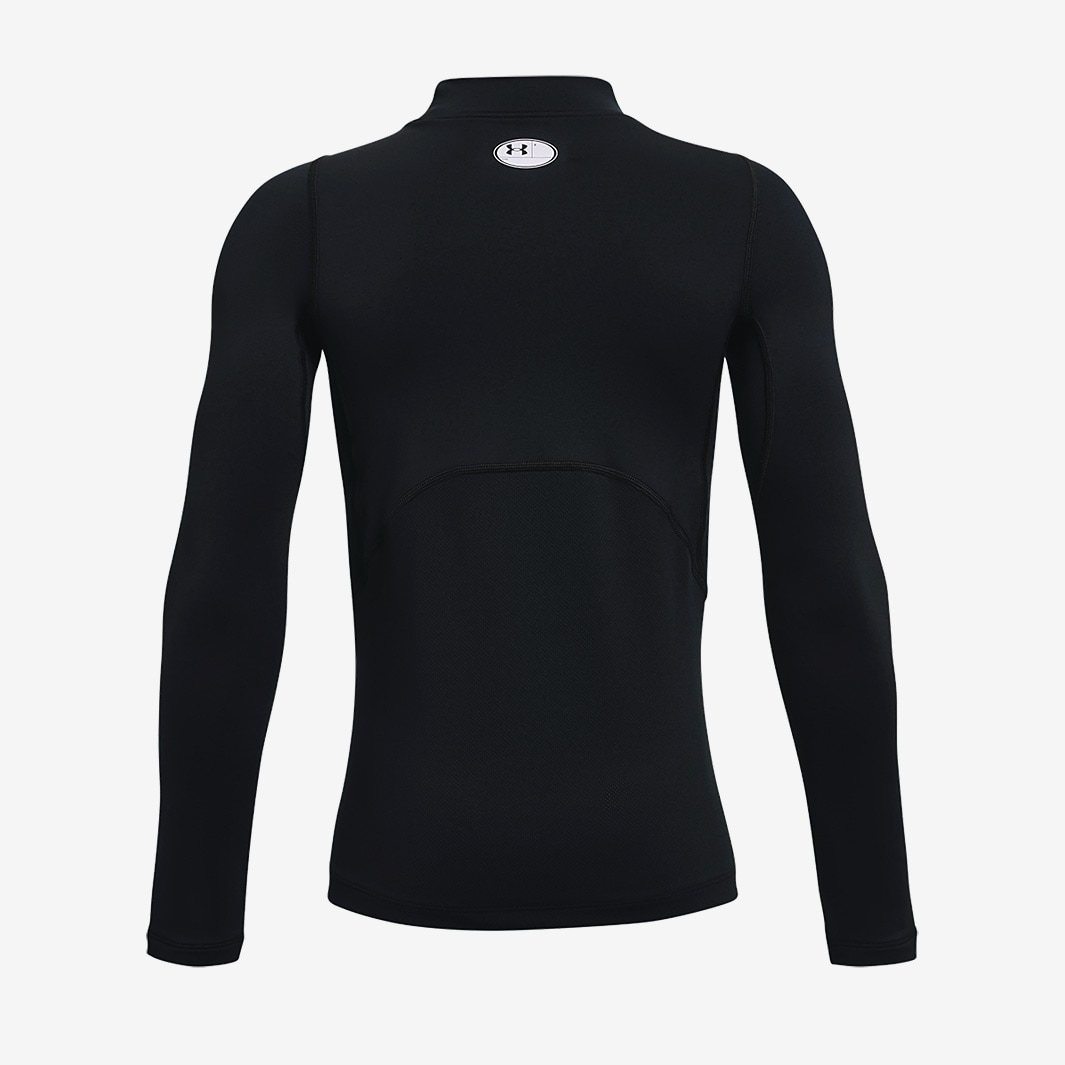Under Armour Cold Gear Armour Fitted Mock LS Black/White Mens