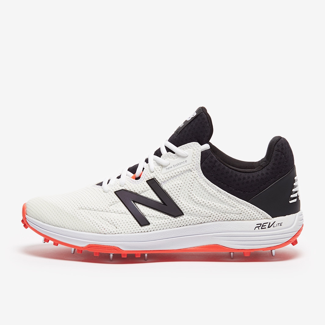 New Balance CK10 Cricket Shoe White/Black/Red Mens Shoes Pro