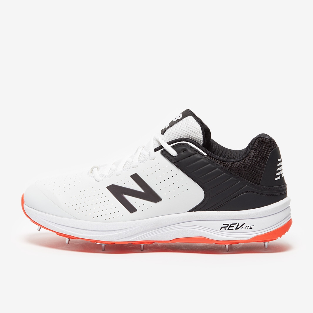 New Balance CK4030 Cricket Shoe - White/Black/Red - Mens Shoes