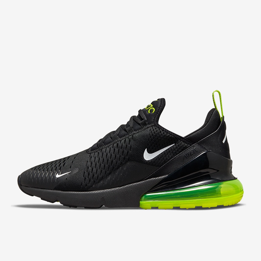 Nike Sportswear Air Max 270 Ess - Black/White-Volt-Reflect Silver ...