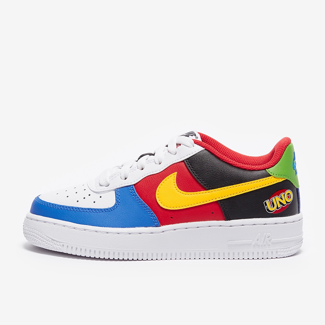 Nike Sportswear Kids Air Force 1 Lv8 Qs (gs) - White University Gold 