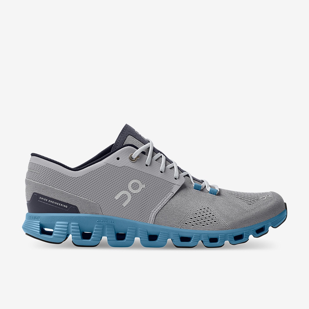 On Cloud X - Alloy/Niagara - Mens Shoes | Pro:Direct Running