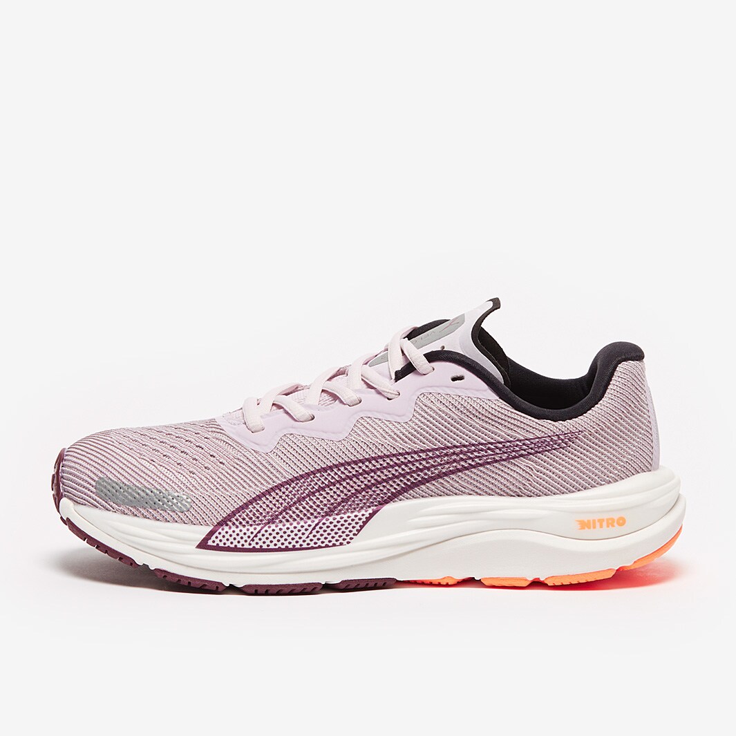 Puma Womens Velocity Nitro 2 - Lavender Fog-Grape Wine - Womens Shoes