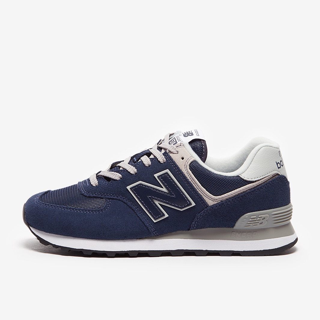 New Balance Womens Green Leaf 574 Navy Trainers Womens Shoes