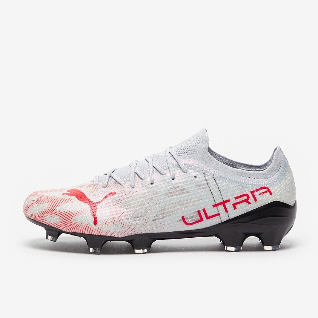 PUMA Ultra 1.4 First Mile FG/AG - Pur/Lumière de Feu/Glace Arctique -  Pur/Lumière de Feu/Glace Arctique - Terrain naturel/Terrain synthétique -  Chaussures de Foot Homme | Pro:Direct Soccer