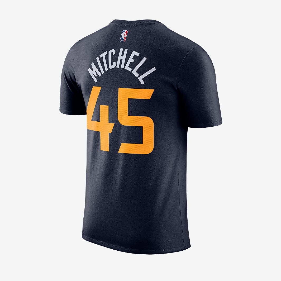 Nike NBA Utah Jazz Donovan Mitchell Tee - College Navy/Mitchell Donovn ...