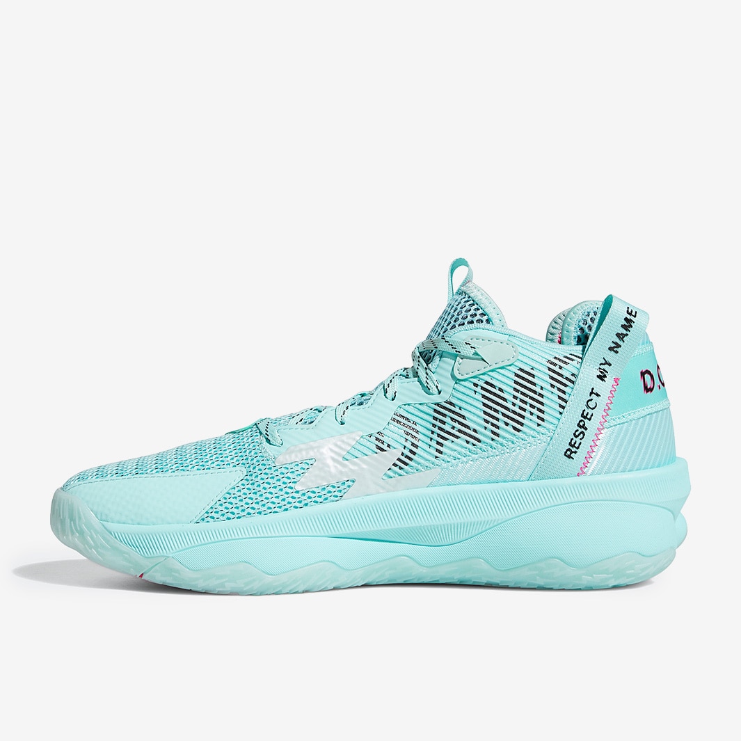 Adidas Dame 8 - Energy Aqua/Core Black/Team Shock Pink - Mens Shoes