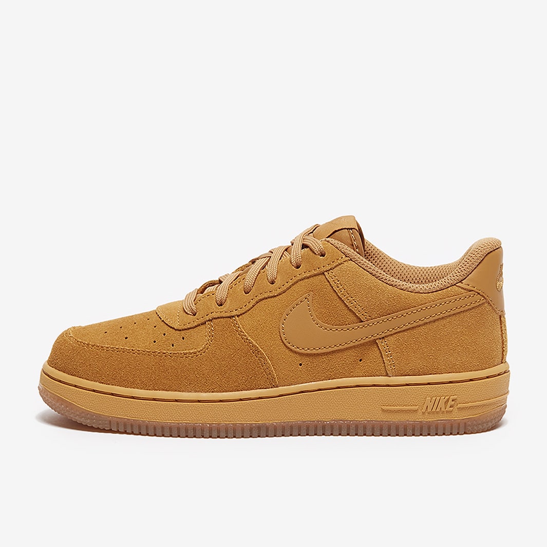 Little Kid's Nike Air Force One LV8 3 Wheat/Wheat-Gum Light Brown (BQ5486  700)