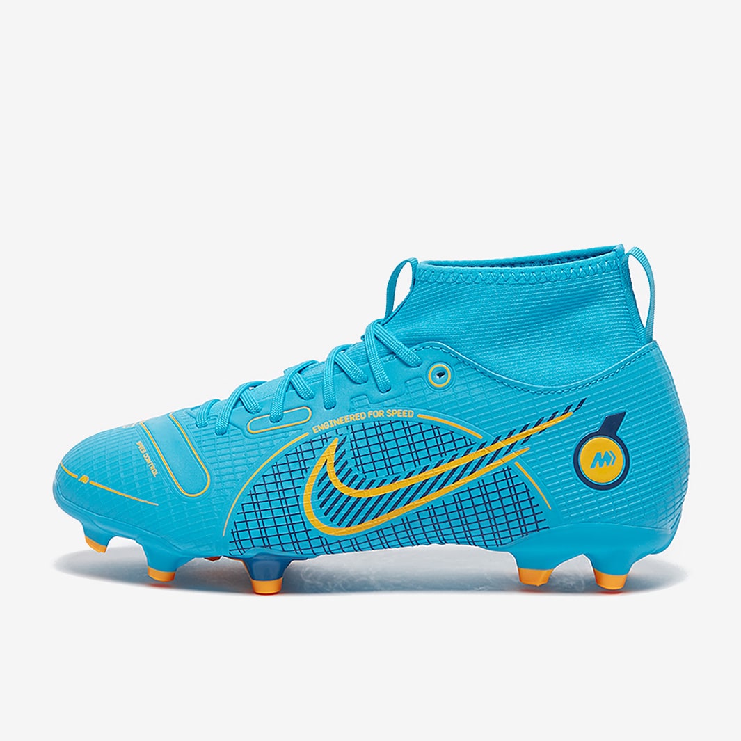 Nike Kids Mercurial Superfly VIII Academy FG/MG - Chlorine