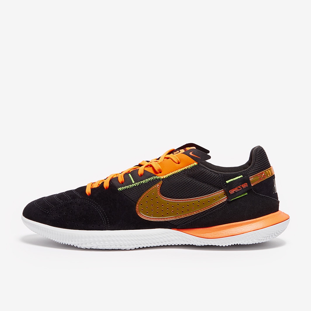Nike StreetGato - Black/Total Orange/Volt - Mens Soccer Cleats |
