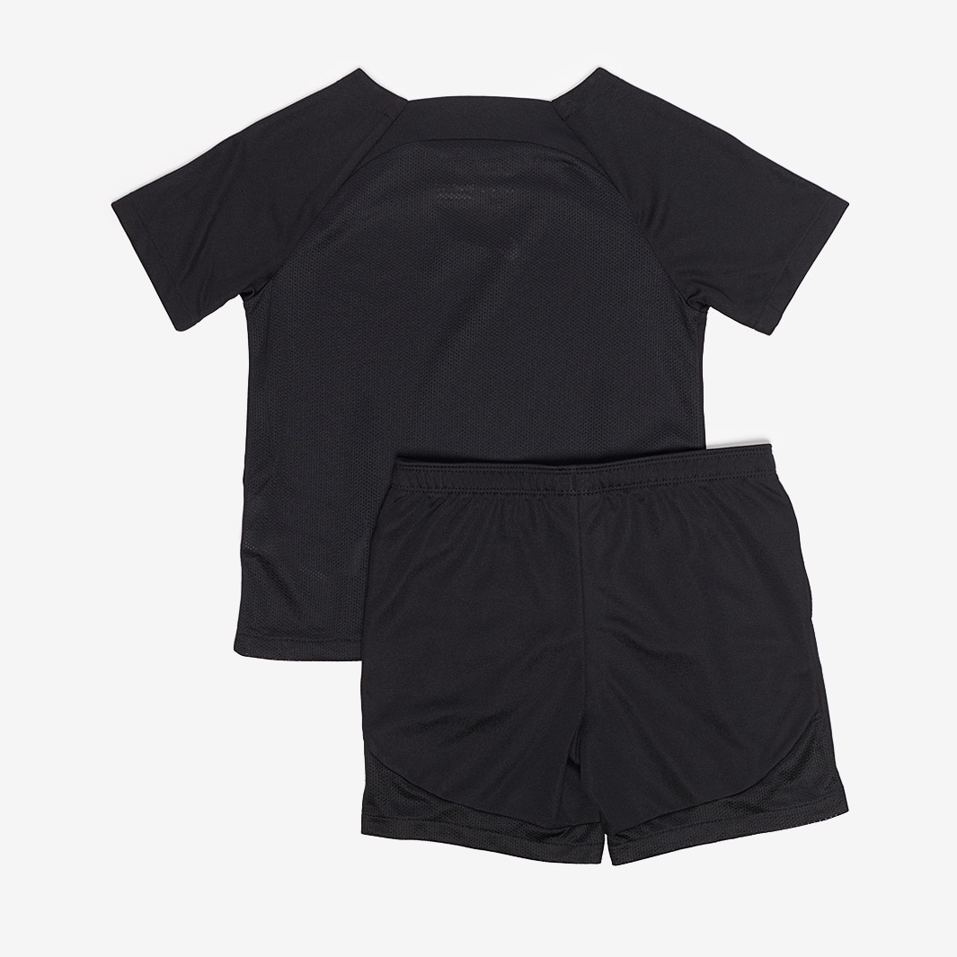 Nike DriFit Little Kids Academy Pro Training Kit Black/White Junior Football Teamwear