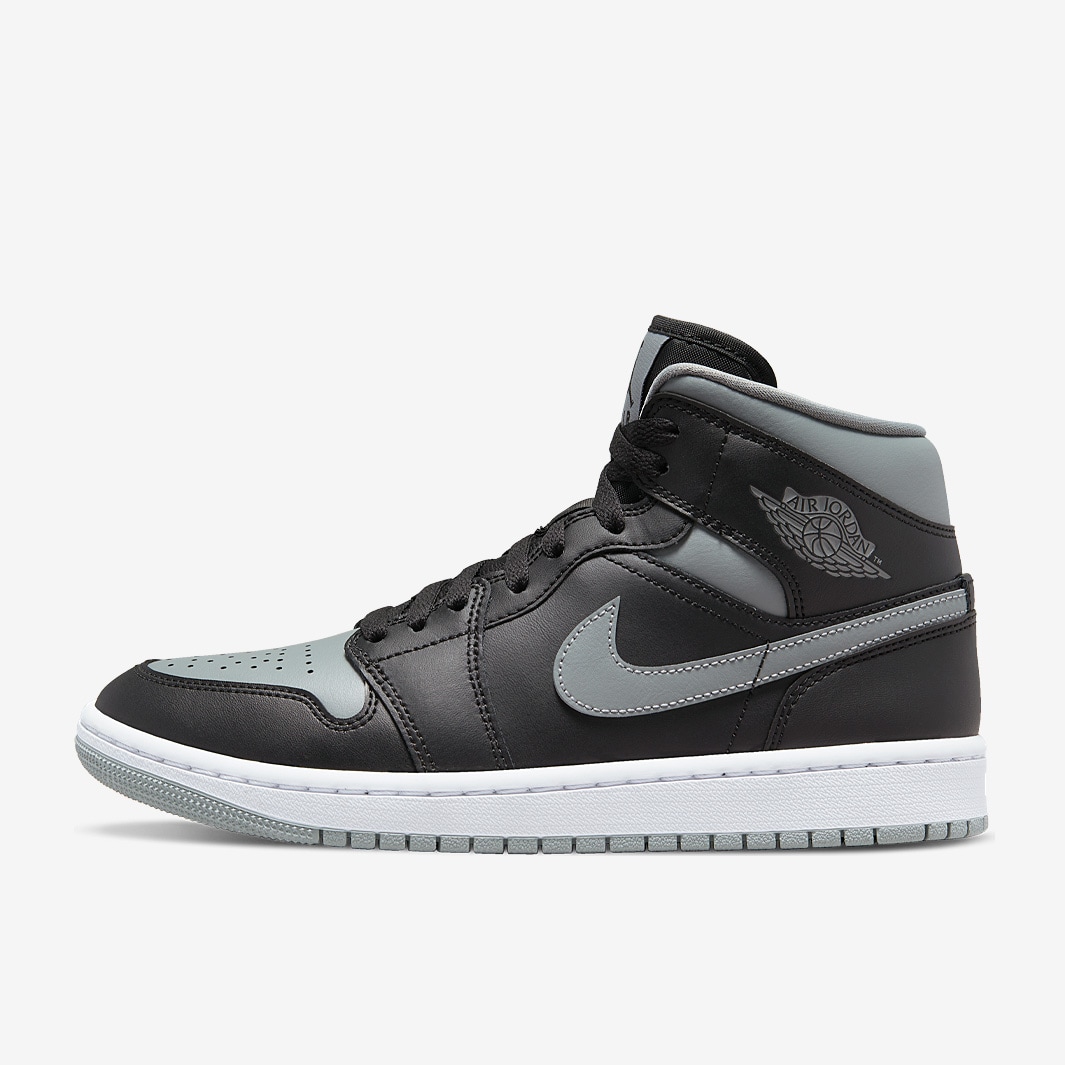 Jordan Femme Air Jordan Mid Noir Gris Particule Blanc Chaussures