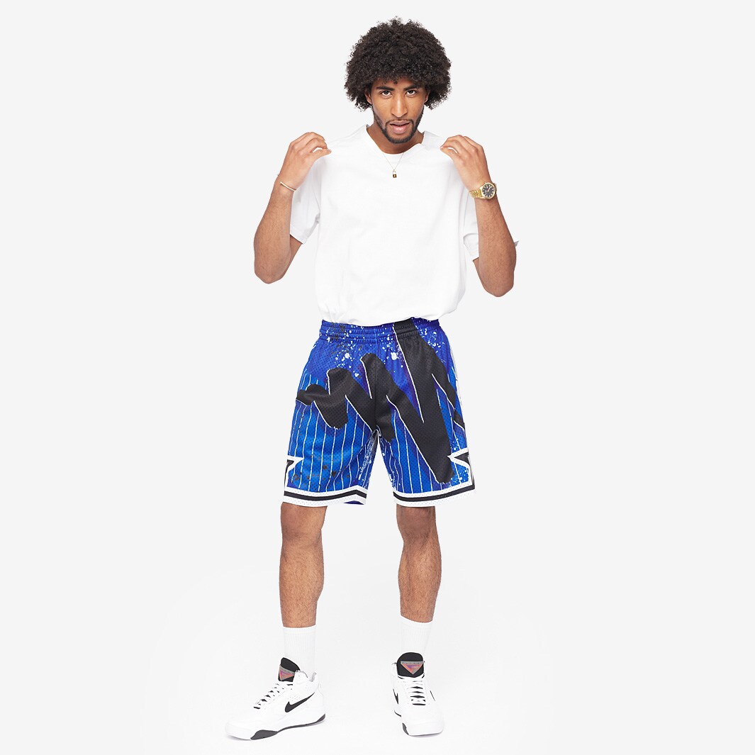 Mitchell & Ness HYPER HOOPS SWINGMAN SHORTS - ORLANDO MAGIC Blue - BLUE