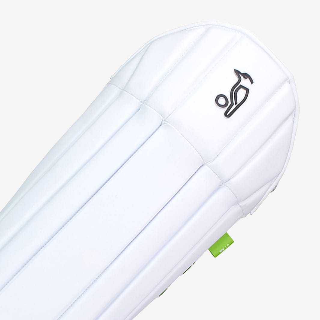 Kookaburra 1.0 Junior Wicket Keeping Pads White Junior Wicket