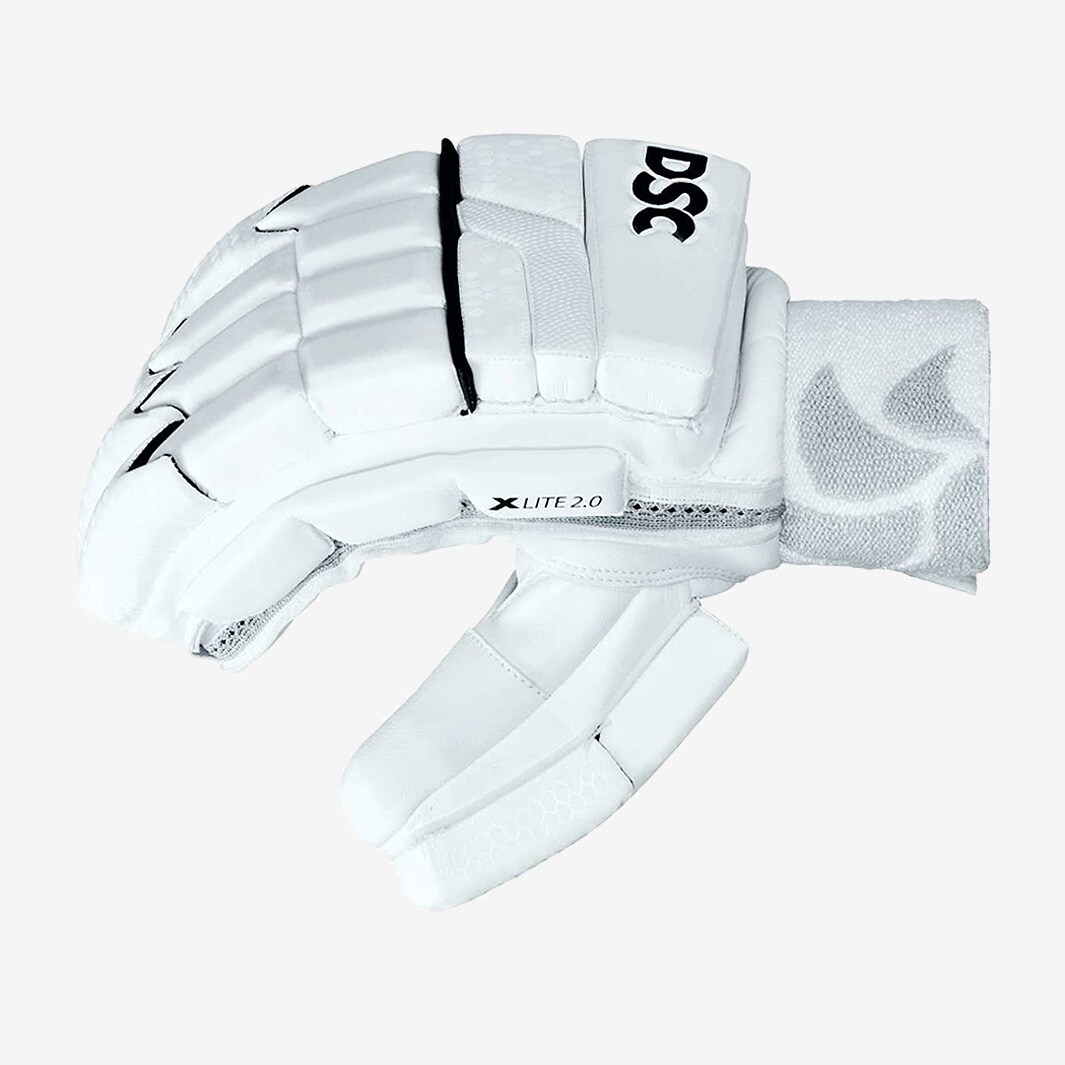 DSC XLite 2.0 LH Junior Batting Gloves White Junior Batting Equipment