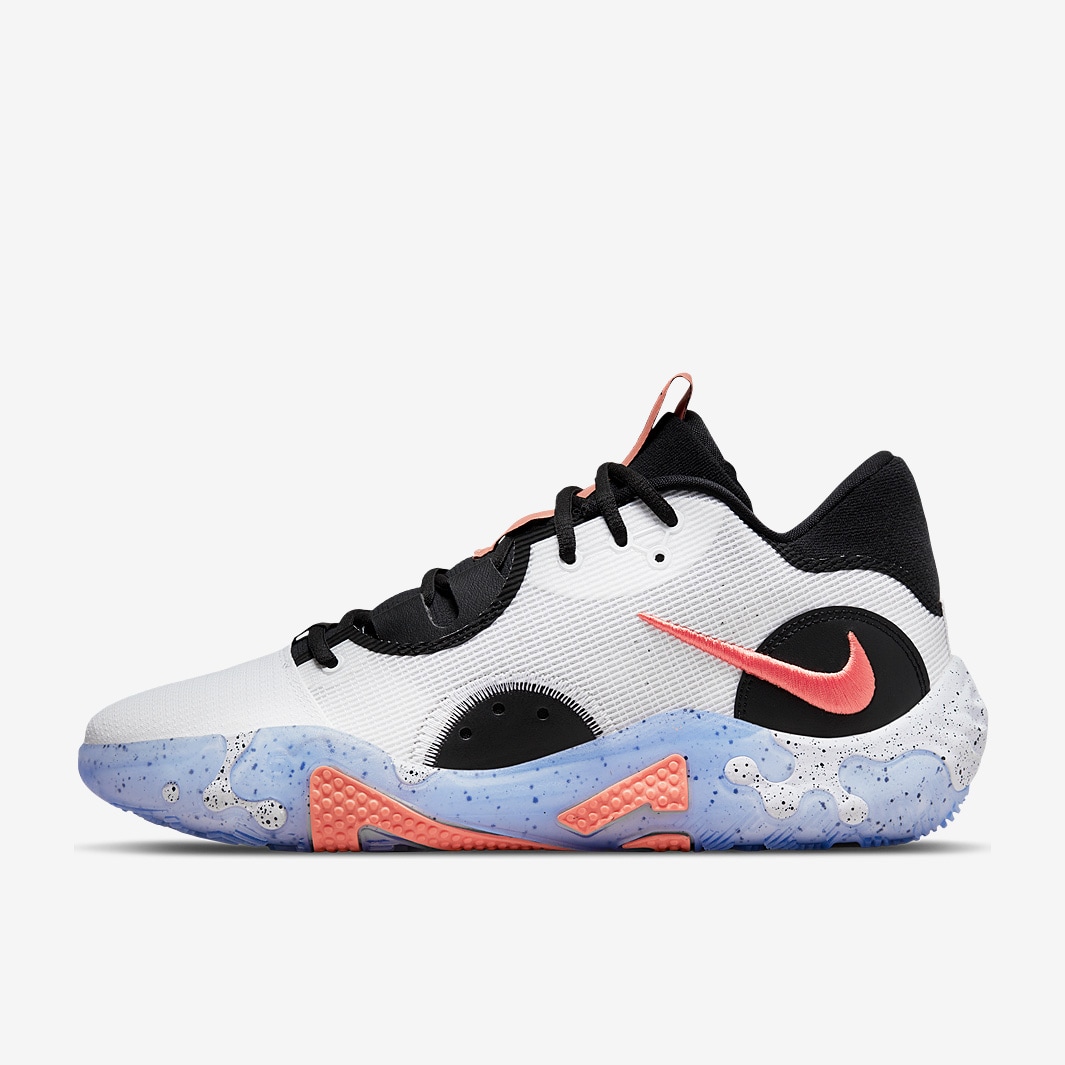 Nike PG 6 White Crimson Bliss Black Thunder Blue Mens Shoes Pro Direct Basketball