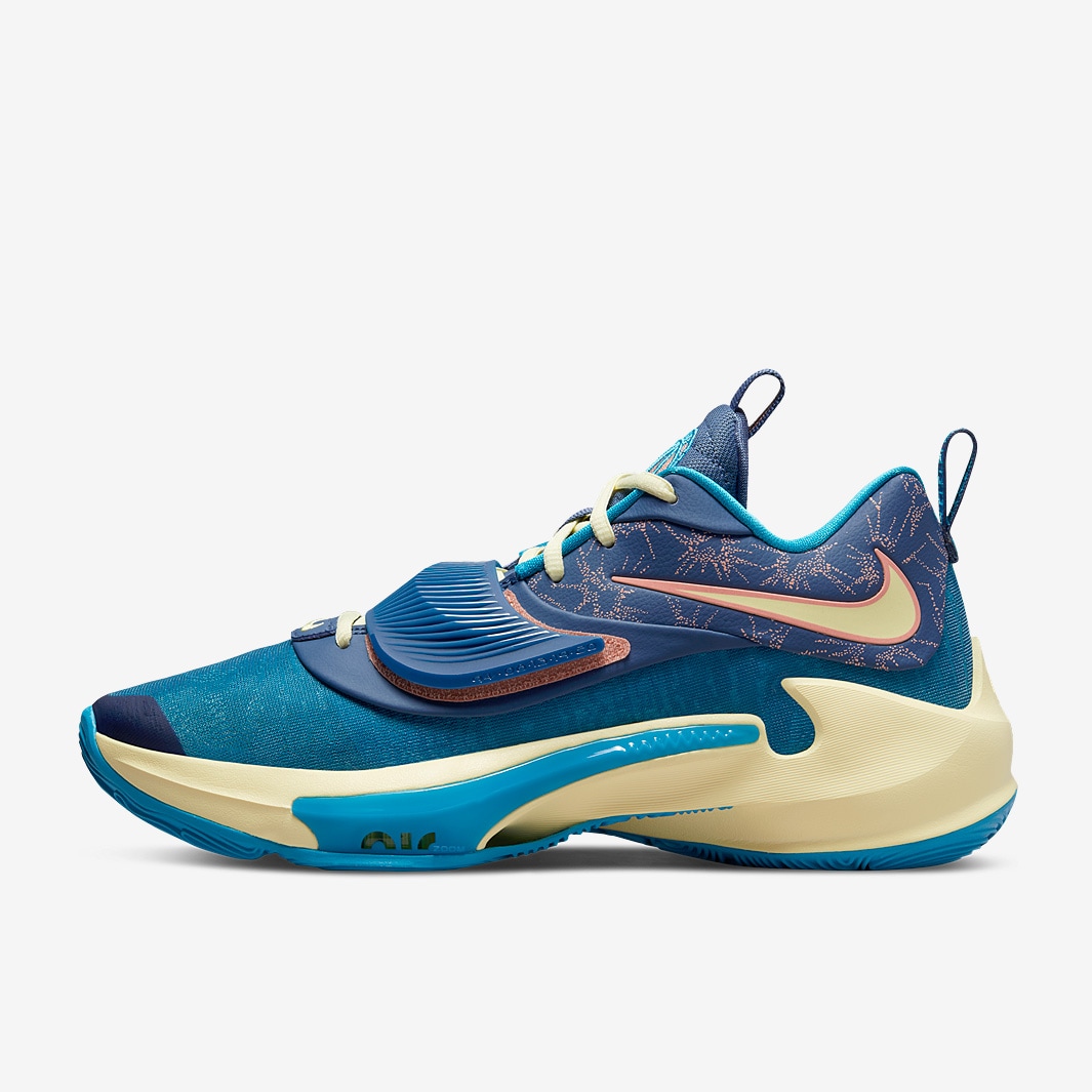 Nike Zoom Freak 3 NRG - Multi Color/Citron Tint/Laser Blue - Mens Shoes