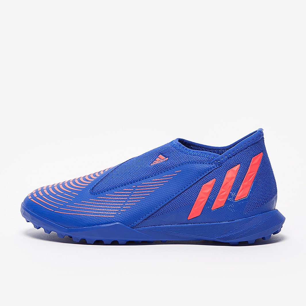 adidas Kids Predator Edge.3 Laceless TF HiRes Blue/Turbo/HiRes Blue