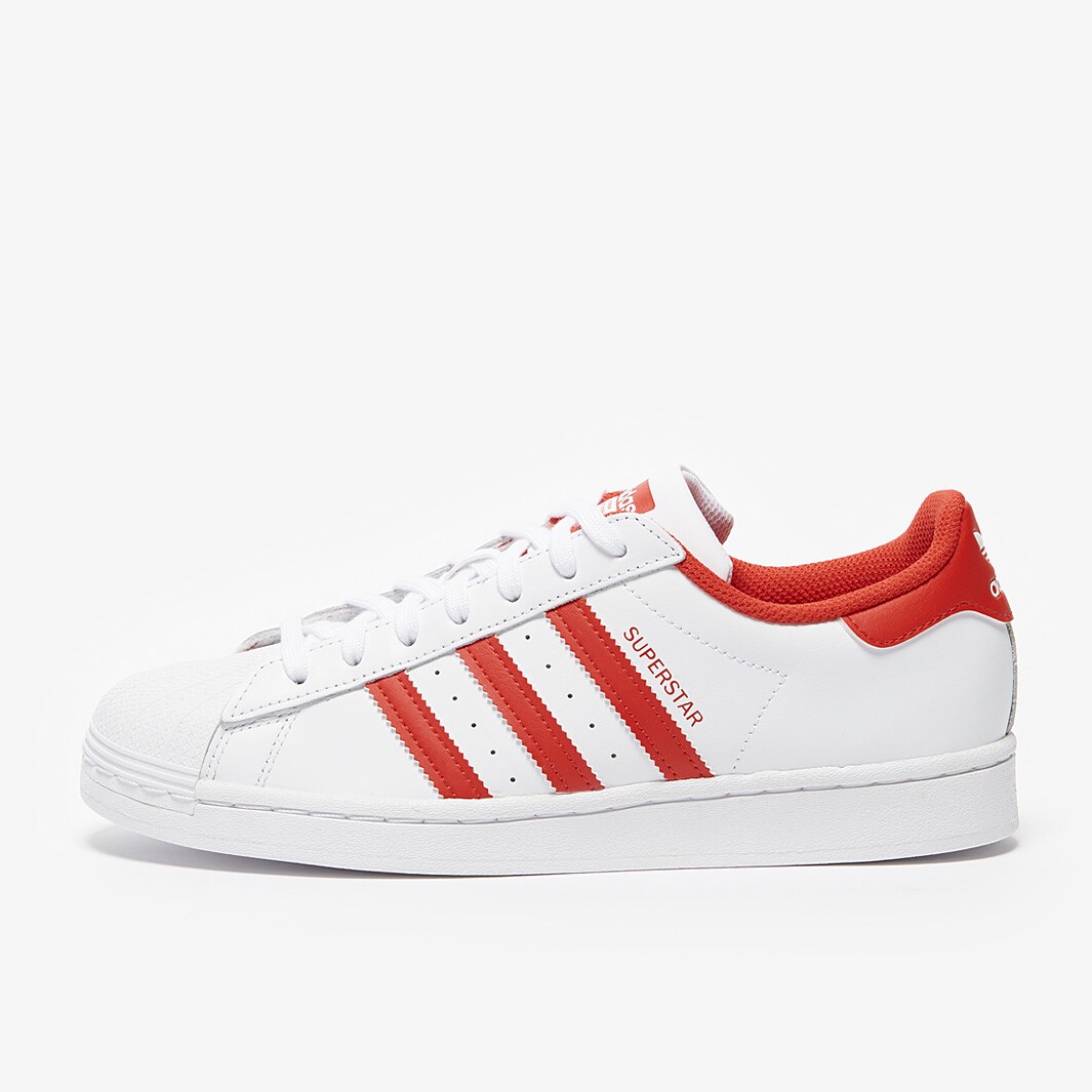 adidas Originals Superstar - Ftw White/Vivid Red/Ftw White - Mens Shoes