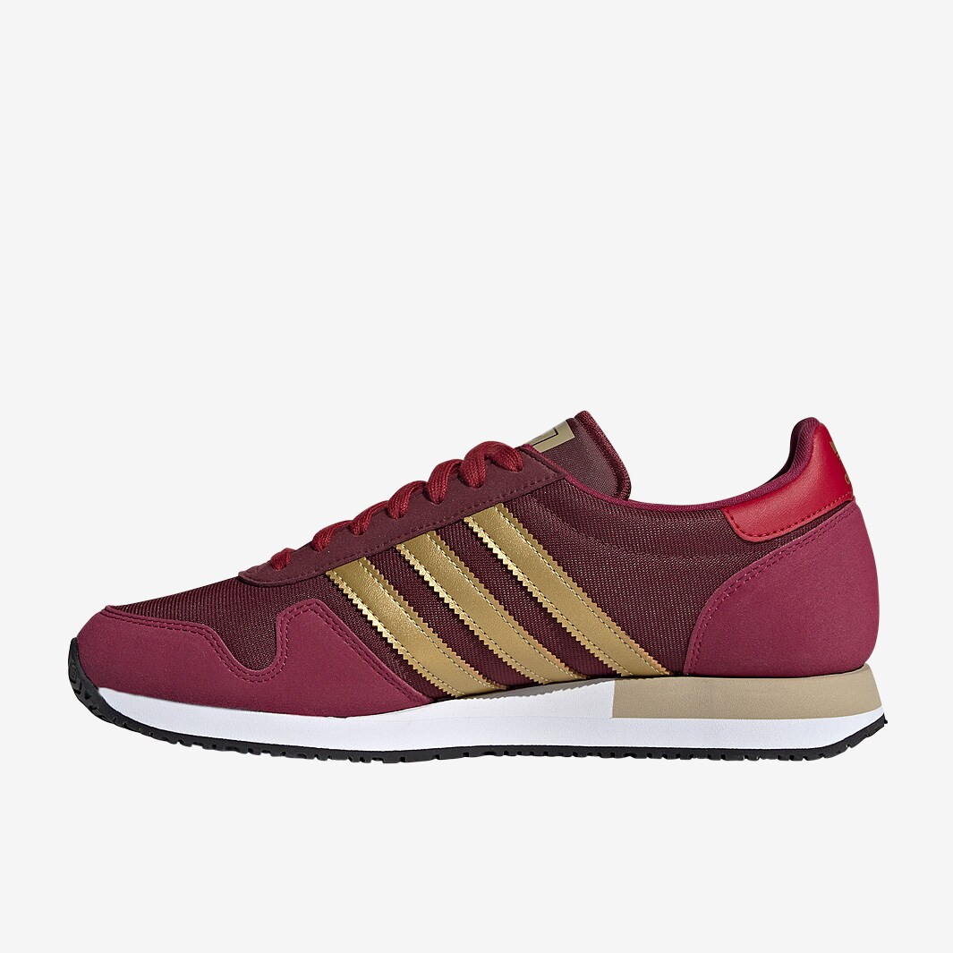 adidas Originals USA 84 - Shadow Red/Matte Gold/Crystal White - - Mens ...